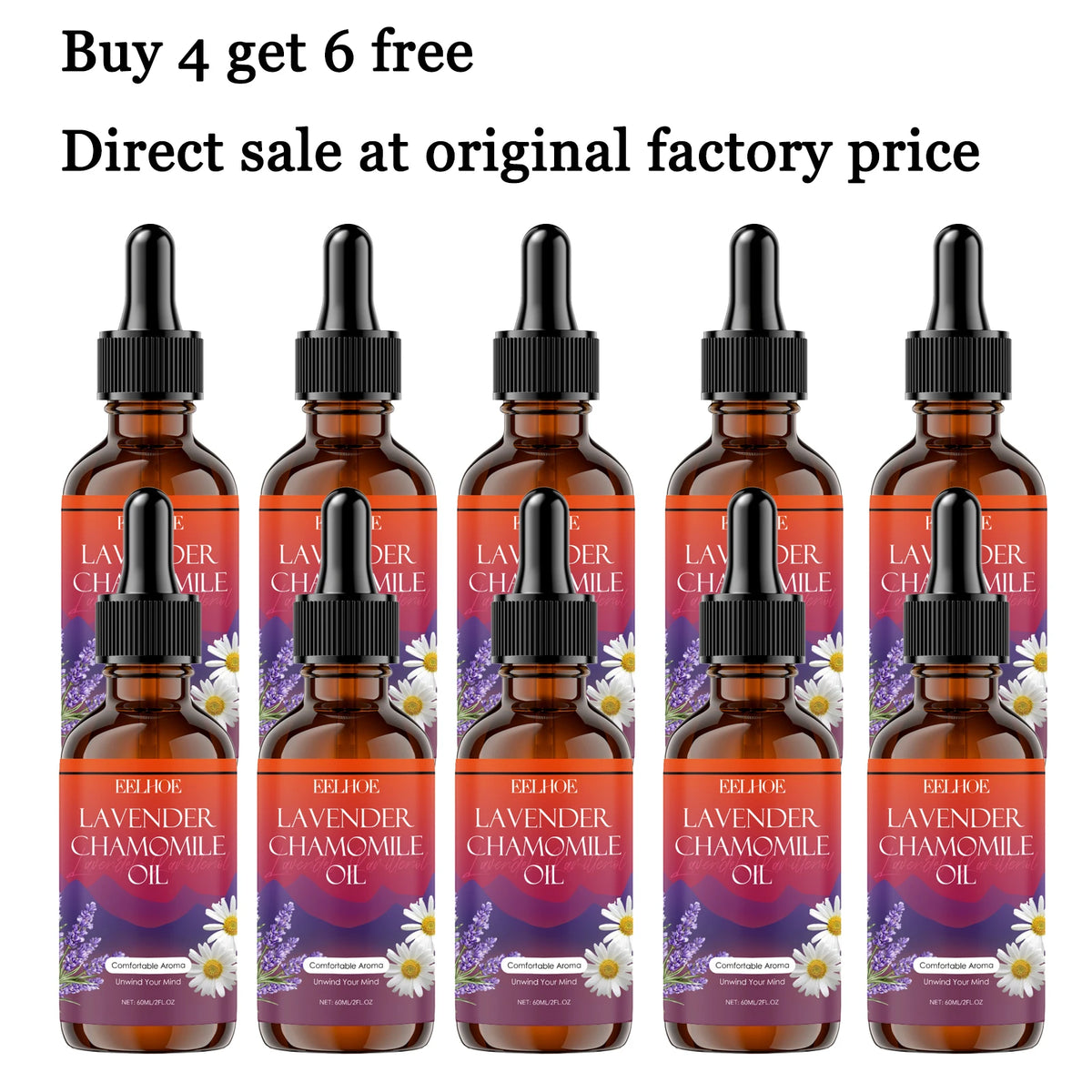 Lavender Chamomile Body Oil For Deep Moisturizing Skin Care