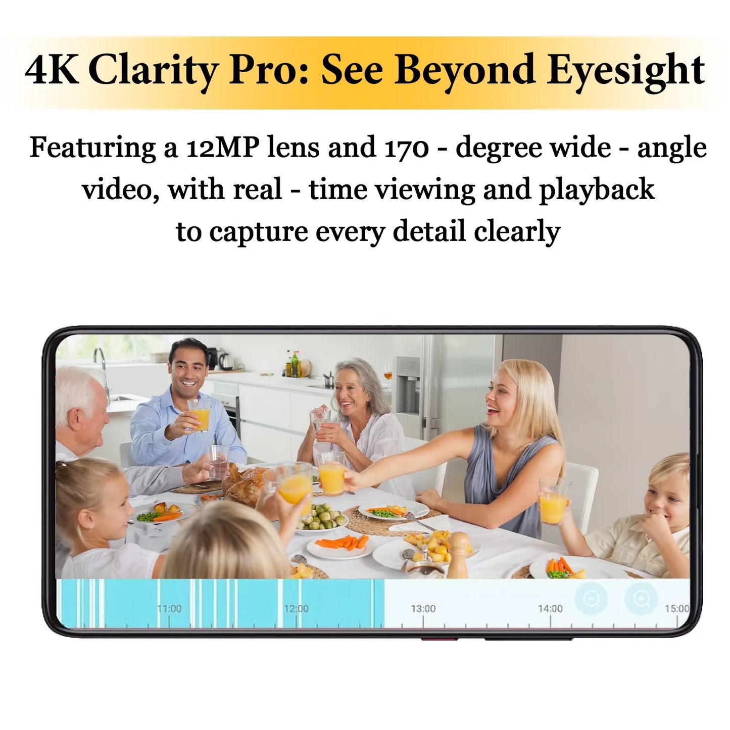4K Wireless Surveillance Camera With Motion Detection And Cloud Storage