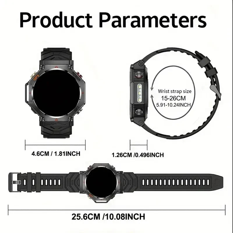 SENBONO GPS Smartwatch for Men Built In GPS And AI