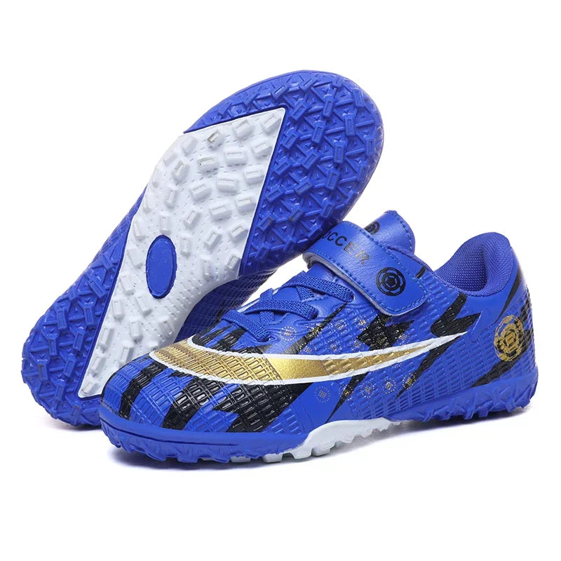 Sxfdneay Youth Soccer Shoes TF Athletic Football Boots
