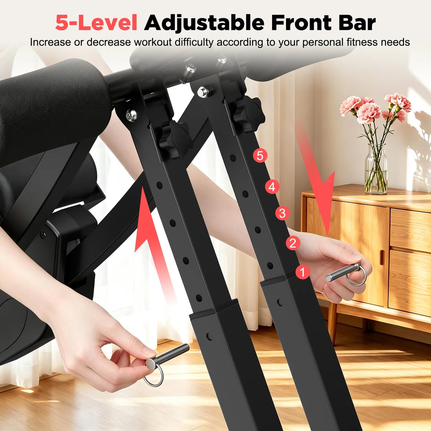 Relife Sports Dual Track Ab Machine for Home Fitness