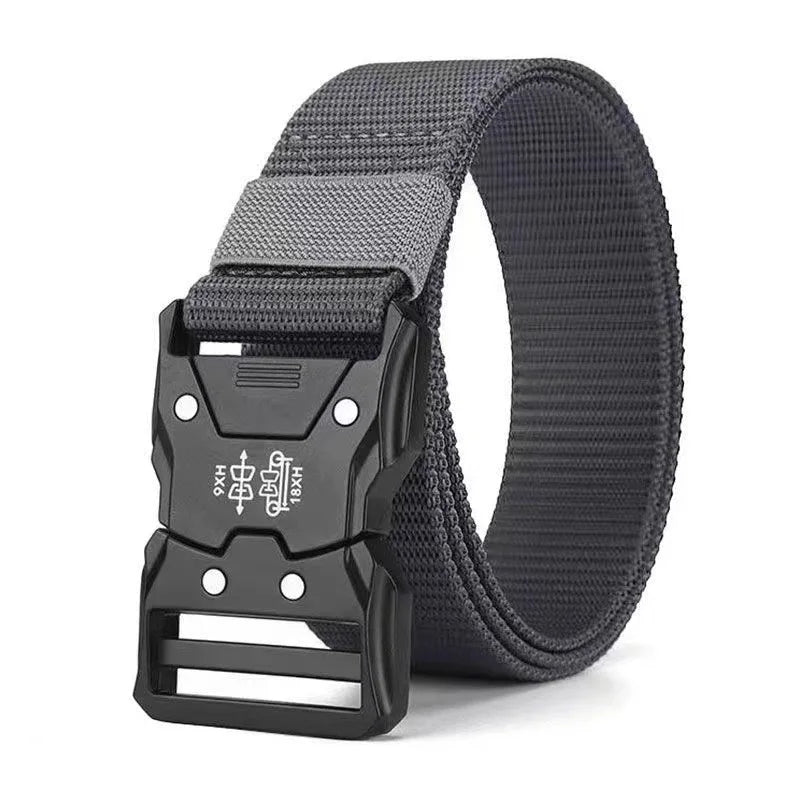 Canvas Tactical Belt Unisex Military Style for Outdoor Use