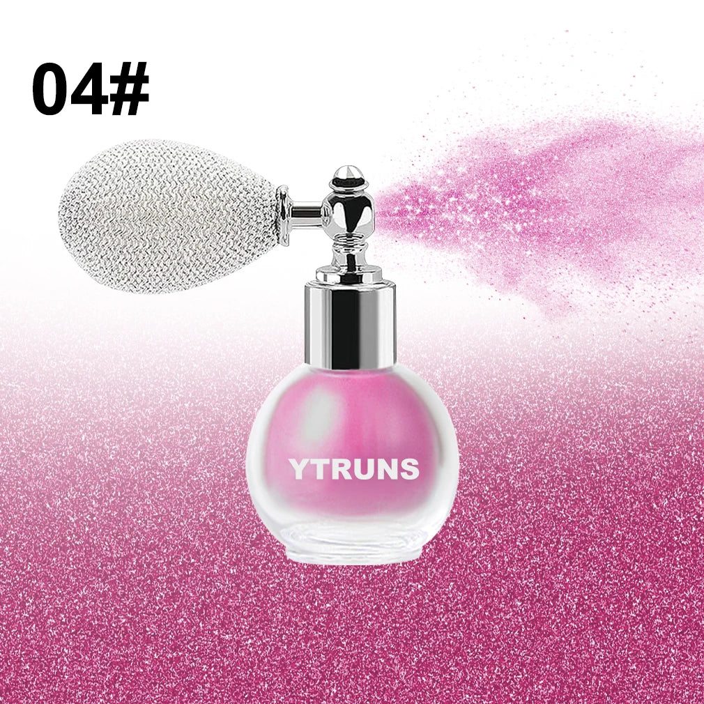 Star Glitter Spray Body Makeup Highlighter 3D Laser Glitter Powder