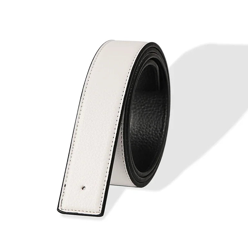 PU Leather No Buckle Belt Casual Style For Everyday Wear