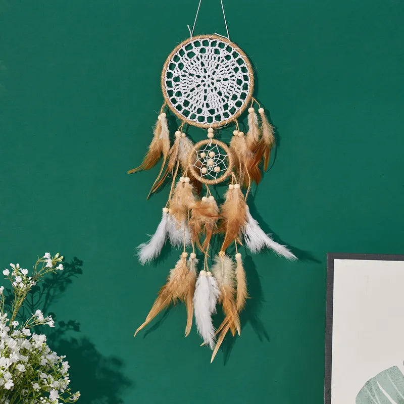 Bohemian Moon And Sun Dream Catcher Wall Decoration