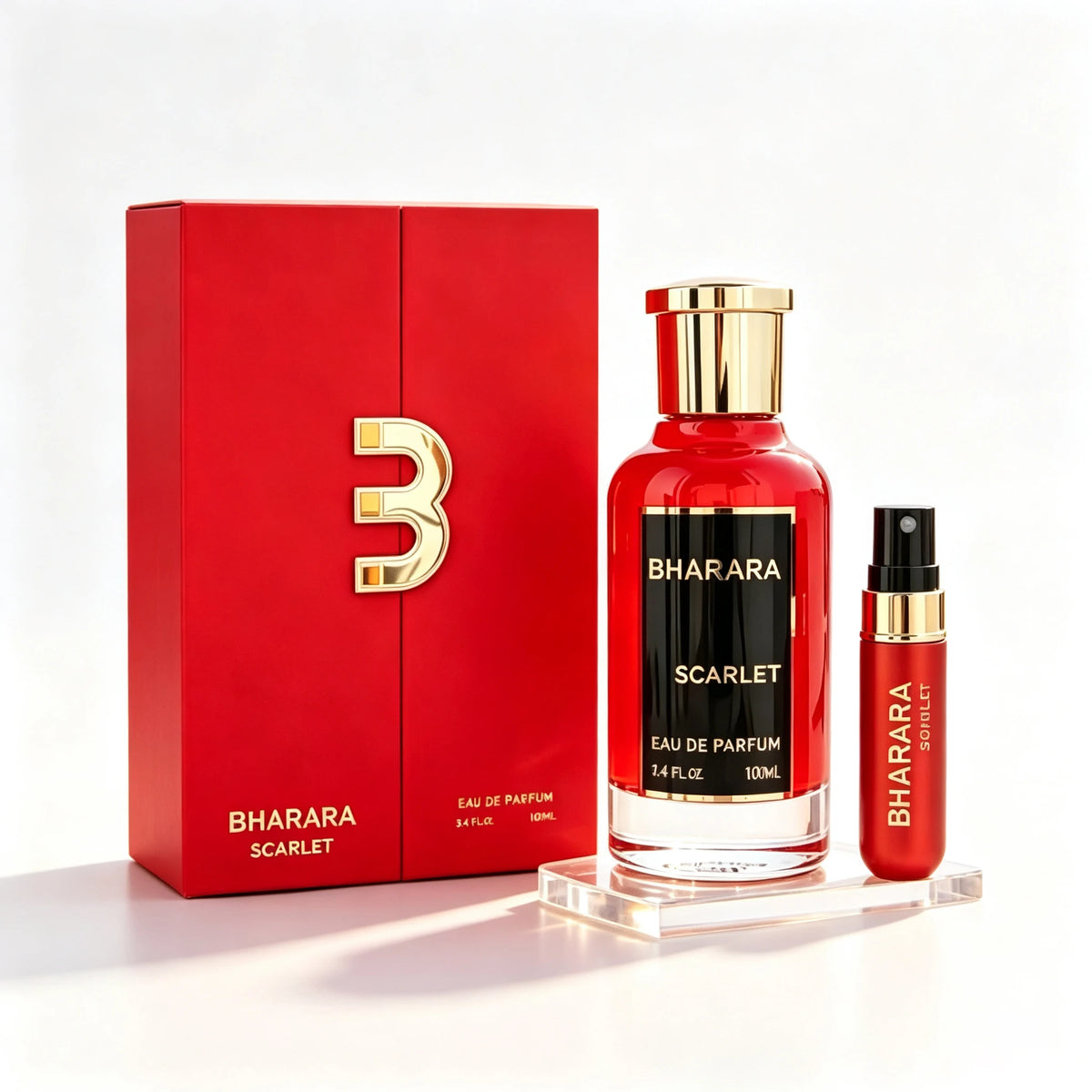 Al Haramain Scarlet Red Unisex Fruity Fragrance Gift Set