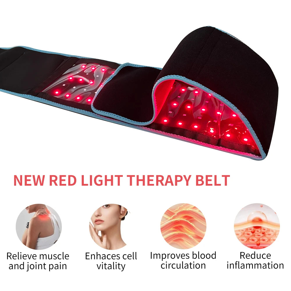 Red Light Therapy Belt 660Nm Near Infrared Wraps