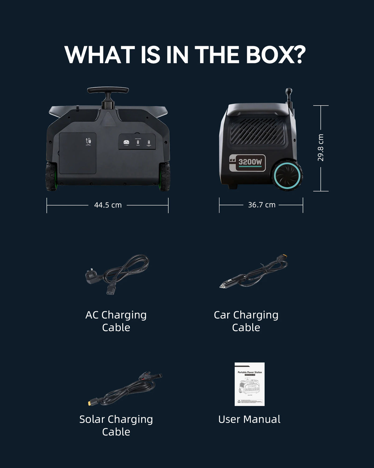 IEE Portable Power Station With Fast Charging Backup Power