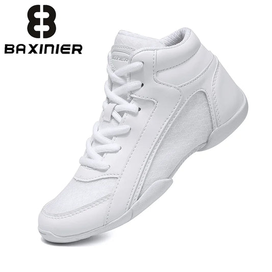 BAXINIER Youth Girls High Top Cheerleading Sneakers Unisex Performance
