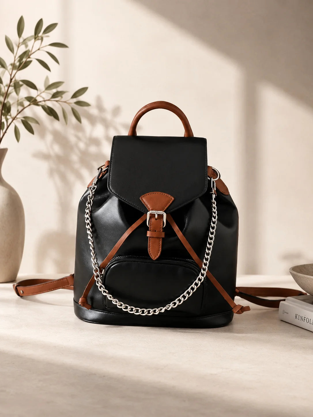 Famous Luxury Designers Bag Women's PVC Backpack With Large Capacity