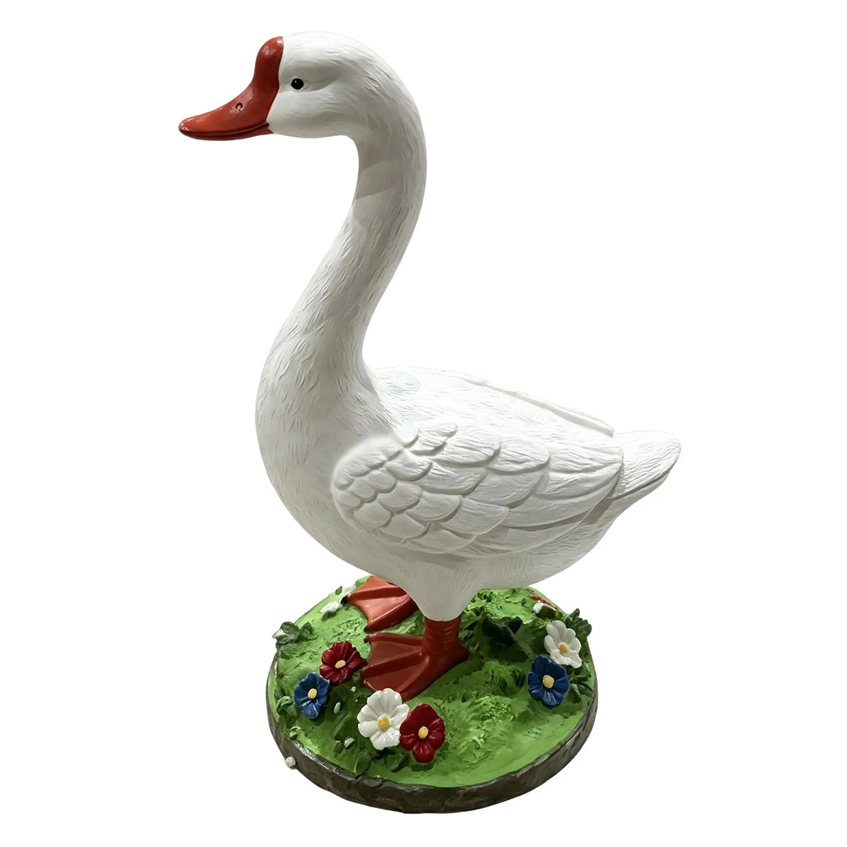 Kesoto DIY Paintable Garden Goose Statue For Outdoor Yard Decor