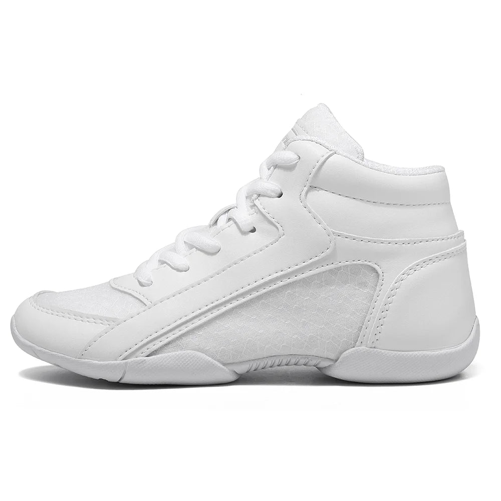 BAXINIER Youth Girls High Top Cheerleading Sneakers Unisex Performance