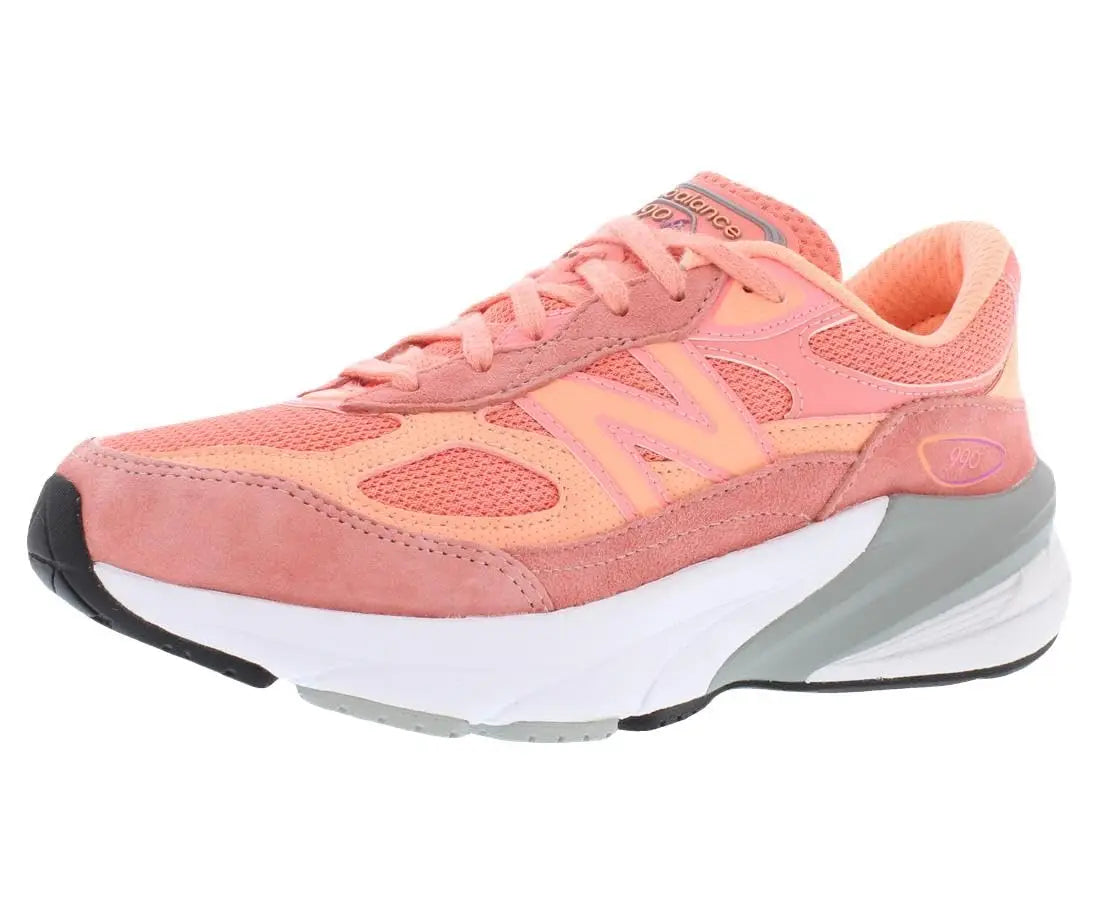 New Balance Girls 990 V6 Premium Casual Running Sneakers