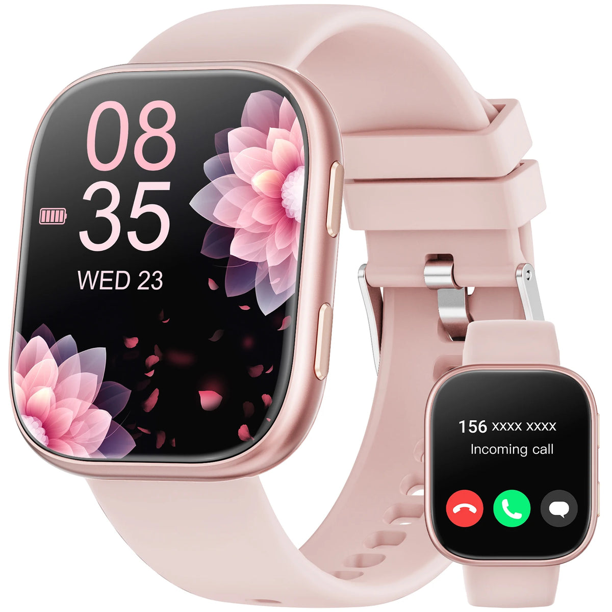 Smartwatch With Bluetooth Calling Fitness Tracking Heart Rate Monitor