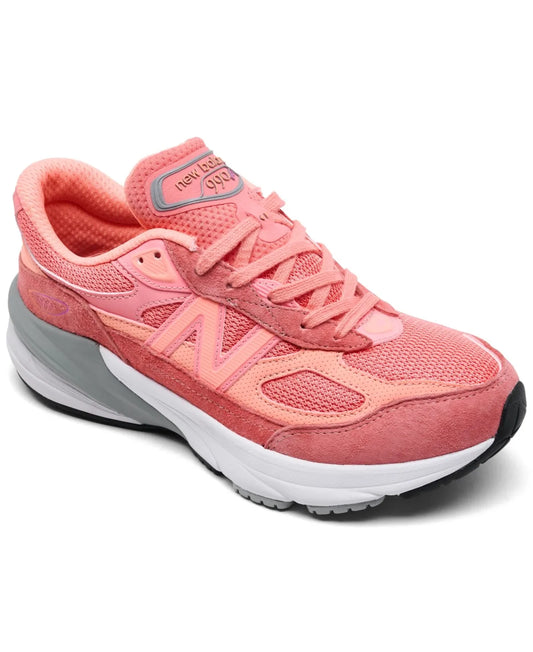 New Balance Girls 990 V6 Premium Casual Running Sneakers