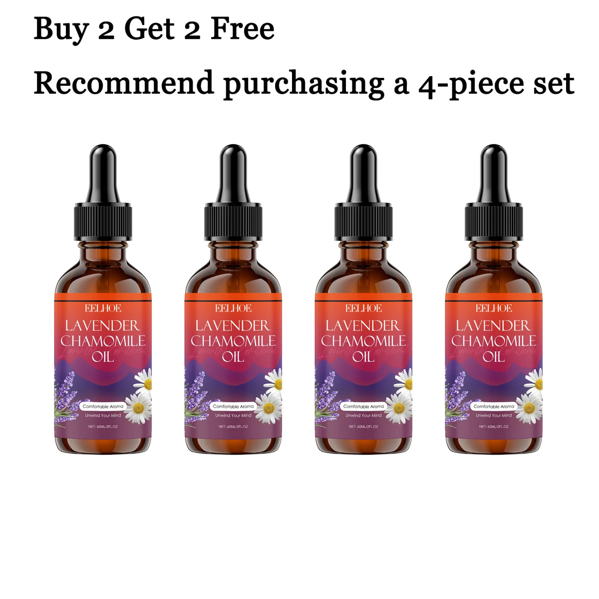 Lavender Chamomile Body Oil For Deep Moisturizing Skin Care
