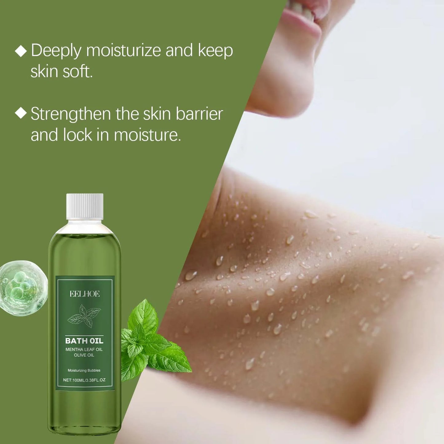 Eelhoe Bubble Bath Essential Oil Nourishing Cleansing For Daily Care