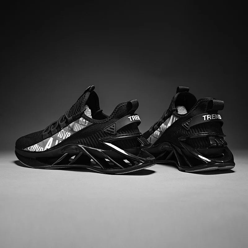 Lexsan Men's Casual Sneakers Breathable Lace Up Running Shoes
