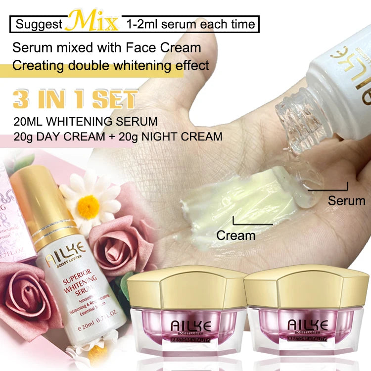 AILKE Lightening Face Cream With Sodium Hyaluronate For Brightening