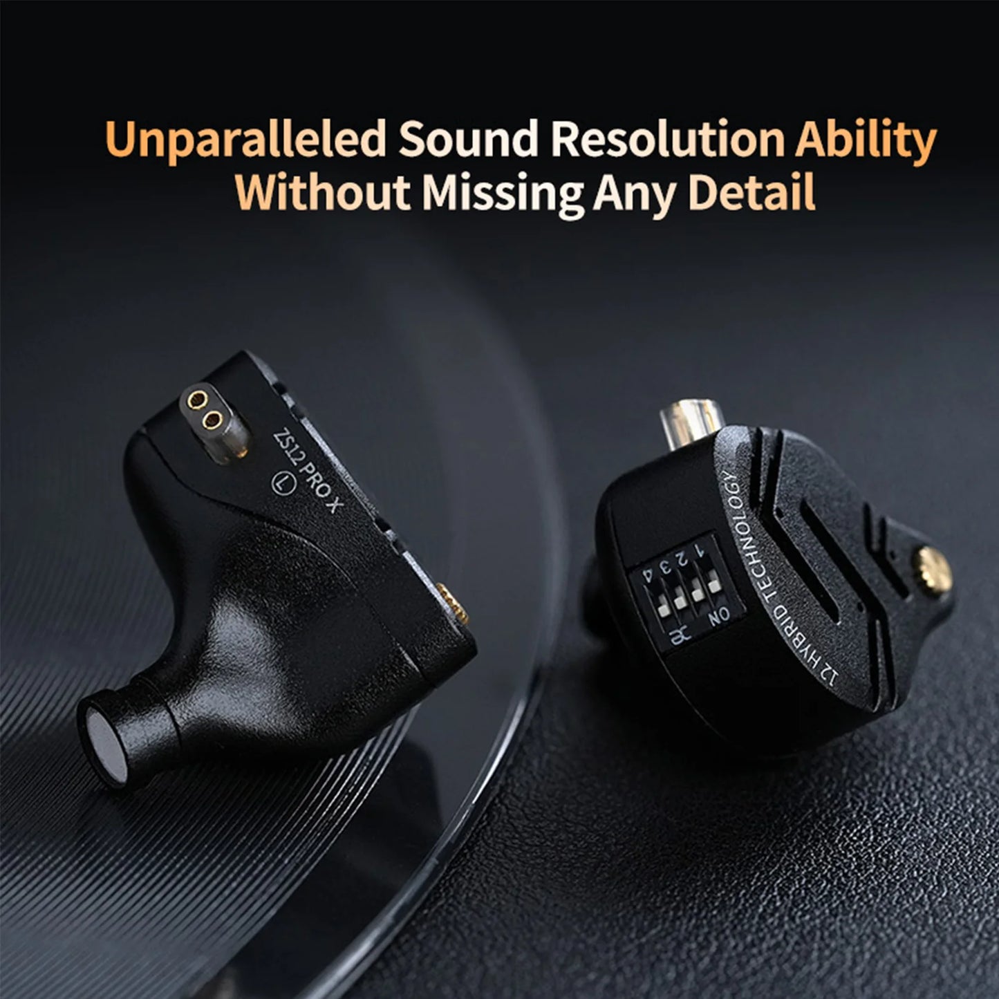 KZ ZS12 PRO X Hybrid IEM Earphones with 2PIN Cable