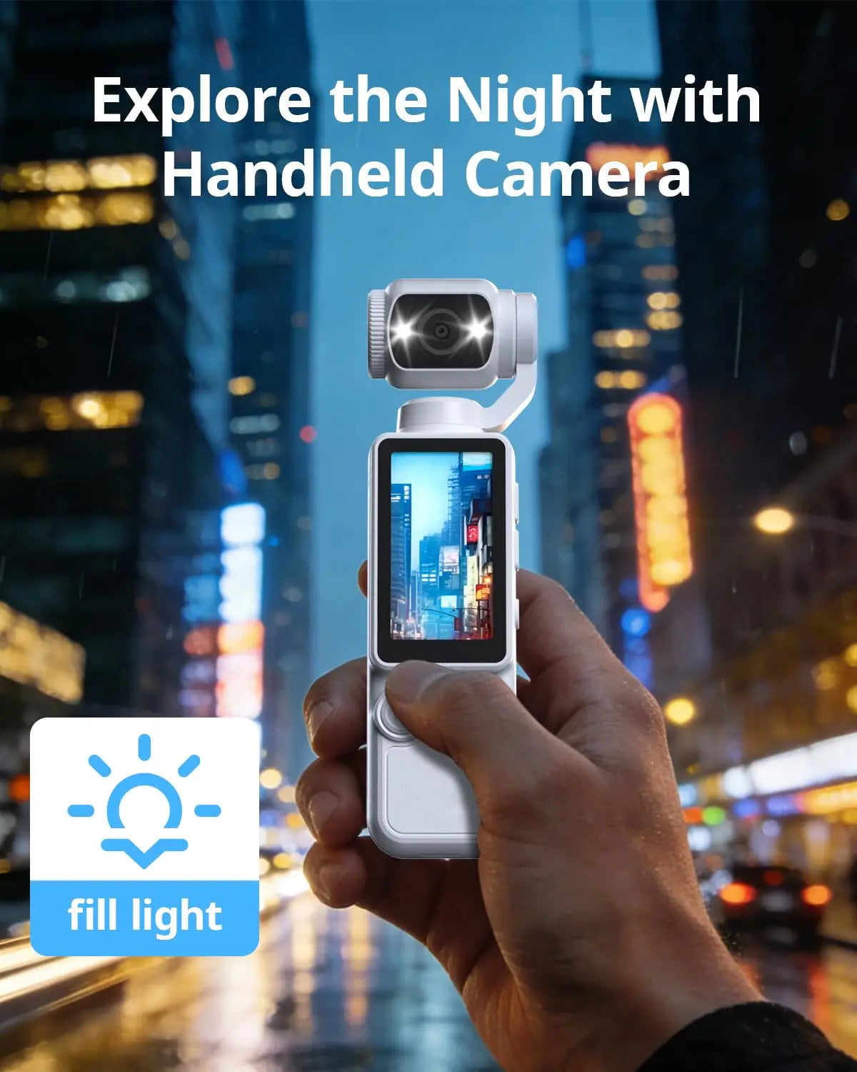 WO Portable 1MP Digital Camera 4K Video And 16X Zoom