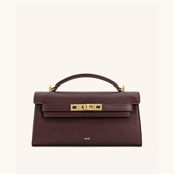 JW PEI Noor Mini Crocodile Embossed Top Handle Satchel Purse