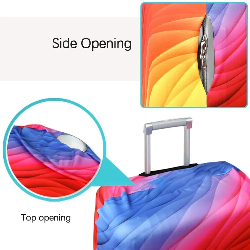 Stretch Luggage Cover Protector Elastic Fabric Fits Suitcases
