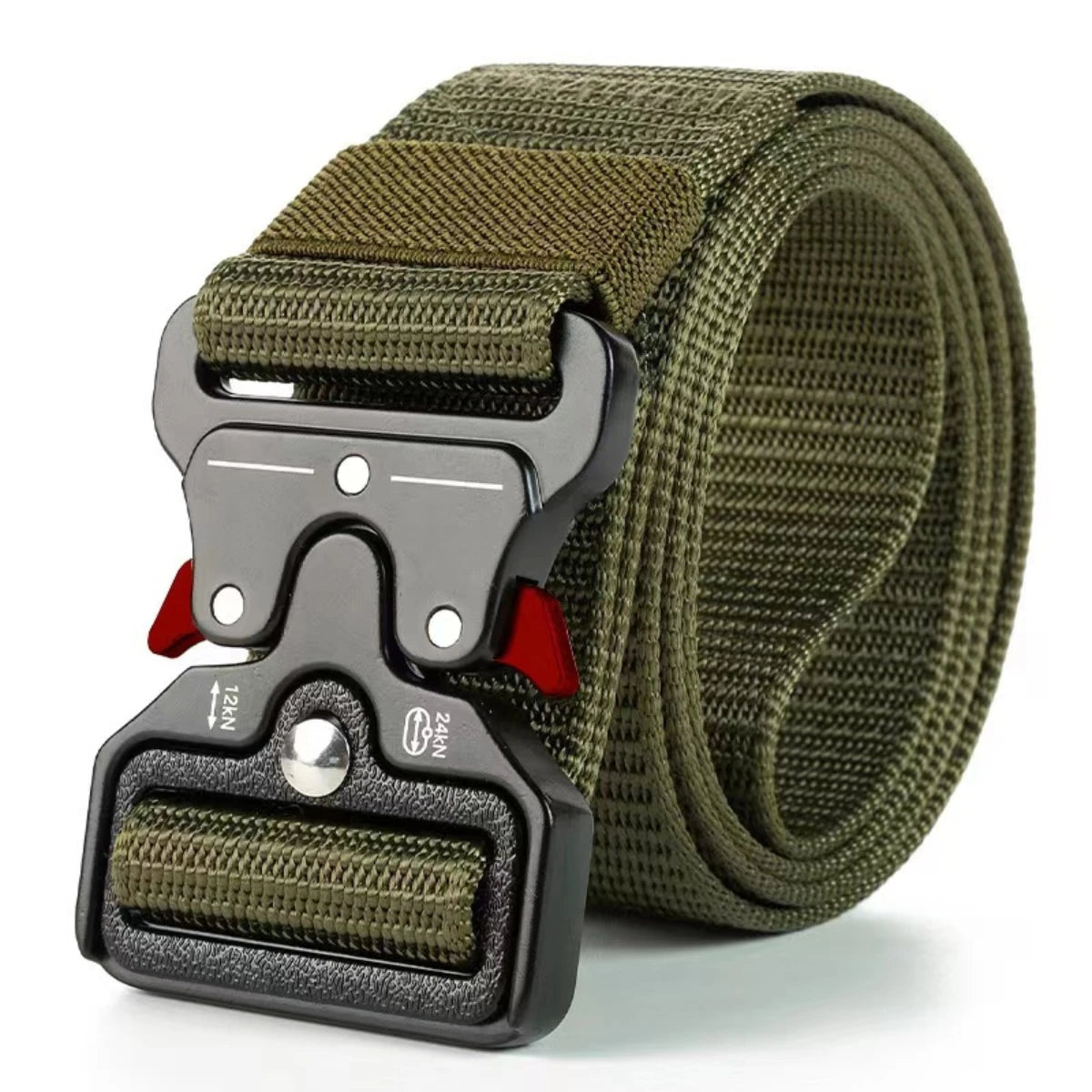 Canvas Tactical Belt Unisex Military Style for Outdoor Use