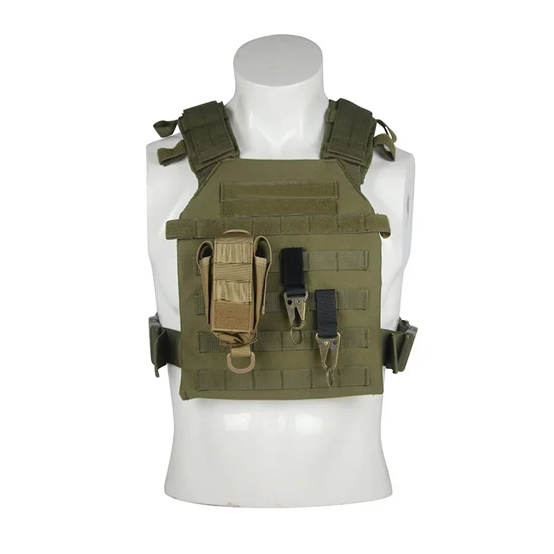 Tactical Plate Carrier Vest Molle System For Airsoft Training