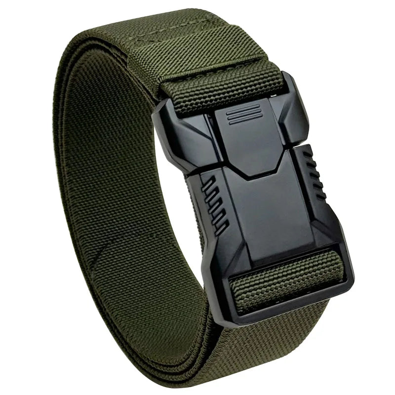Canvas Tactical Belt Unisex Military Style for Outdoor Use