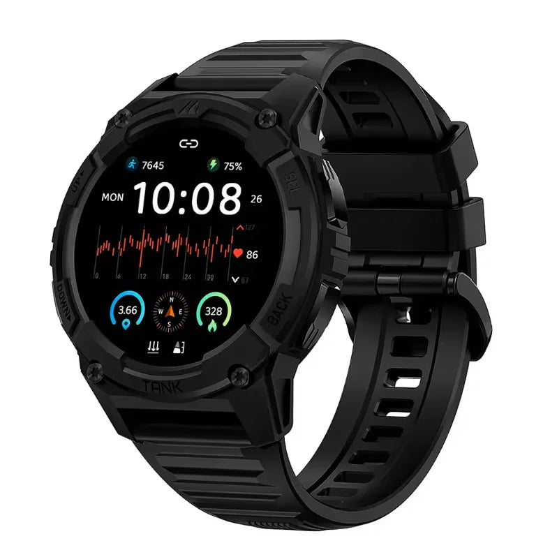 Kospet Tank S2 Gps Smartwatch Featuring Altimeter And Amoled Screen