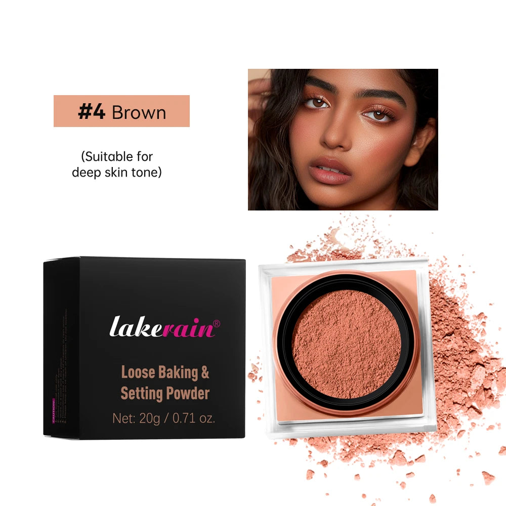 Ibcccndc Loose Baking Setting Powder Matte Finish Oil Control Long Lasting