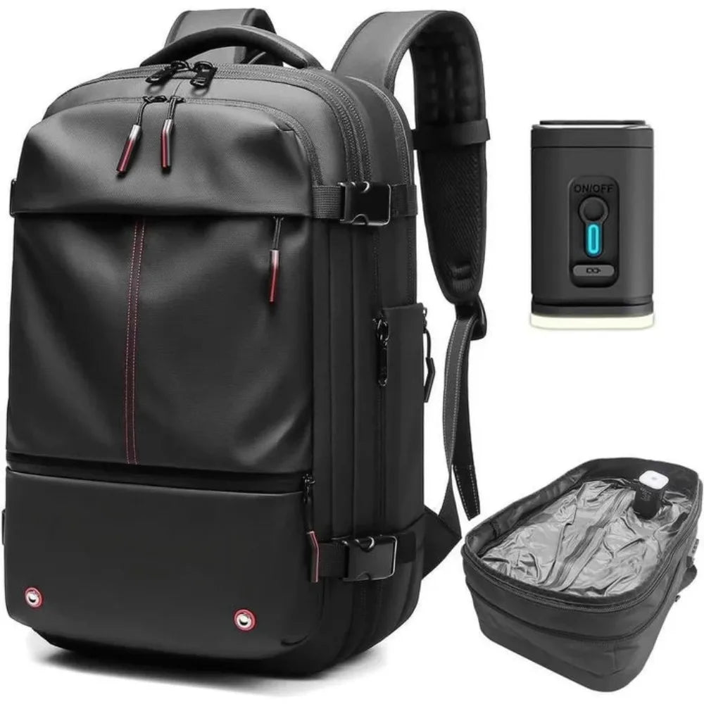 Kabaqoo Expandable Vacuum Compression Travel Backpack With Pump