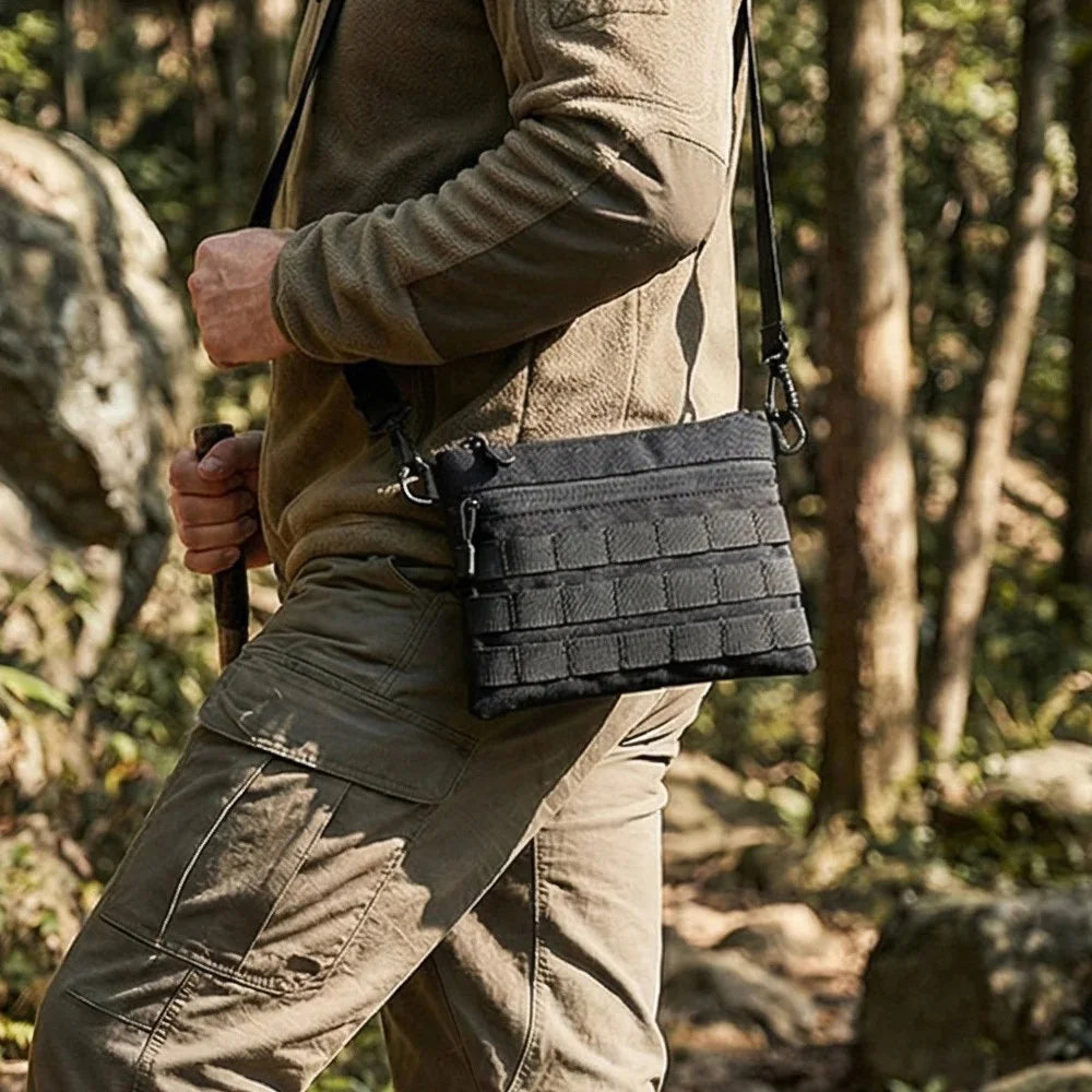 Nyxia Tactical Molle Crossbody Bag 600D Nylon Chest Pouch