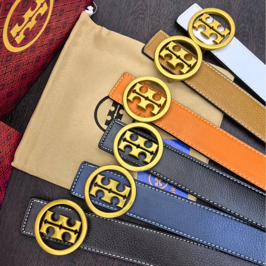 ZUANKUO Classic Unisex Cowhide Belt For Men And Women