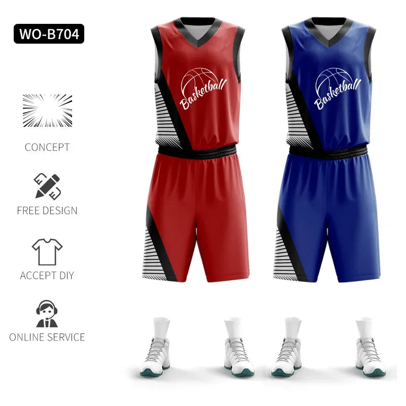 Jianfei Personalized Reversible Basketball Jersey Training Uniform