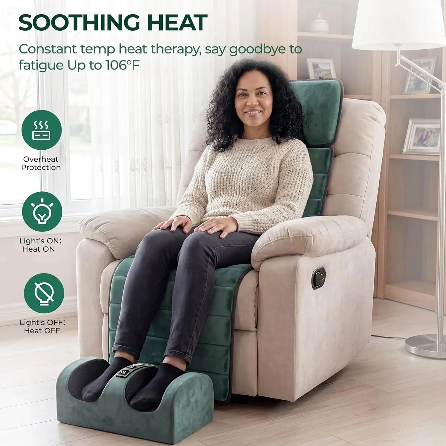 Homemassa Deep Tissue Full Body Massage Mat With Ten Motors