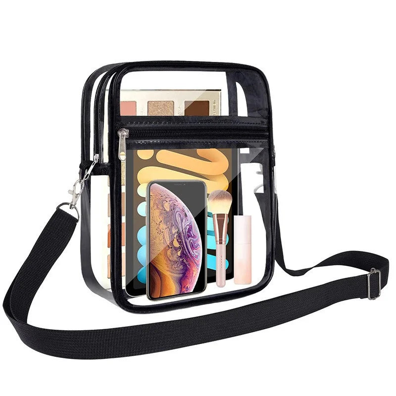 Transparent Pvc Crossbody Purse For Stadium Concerts And Travel