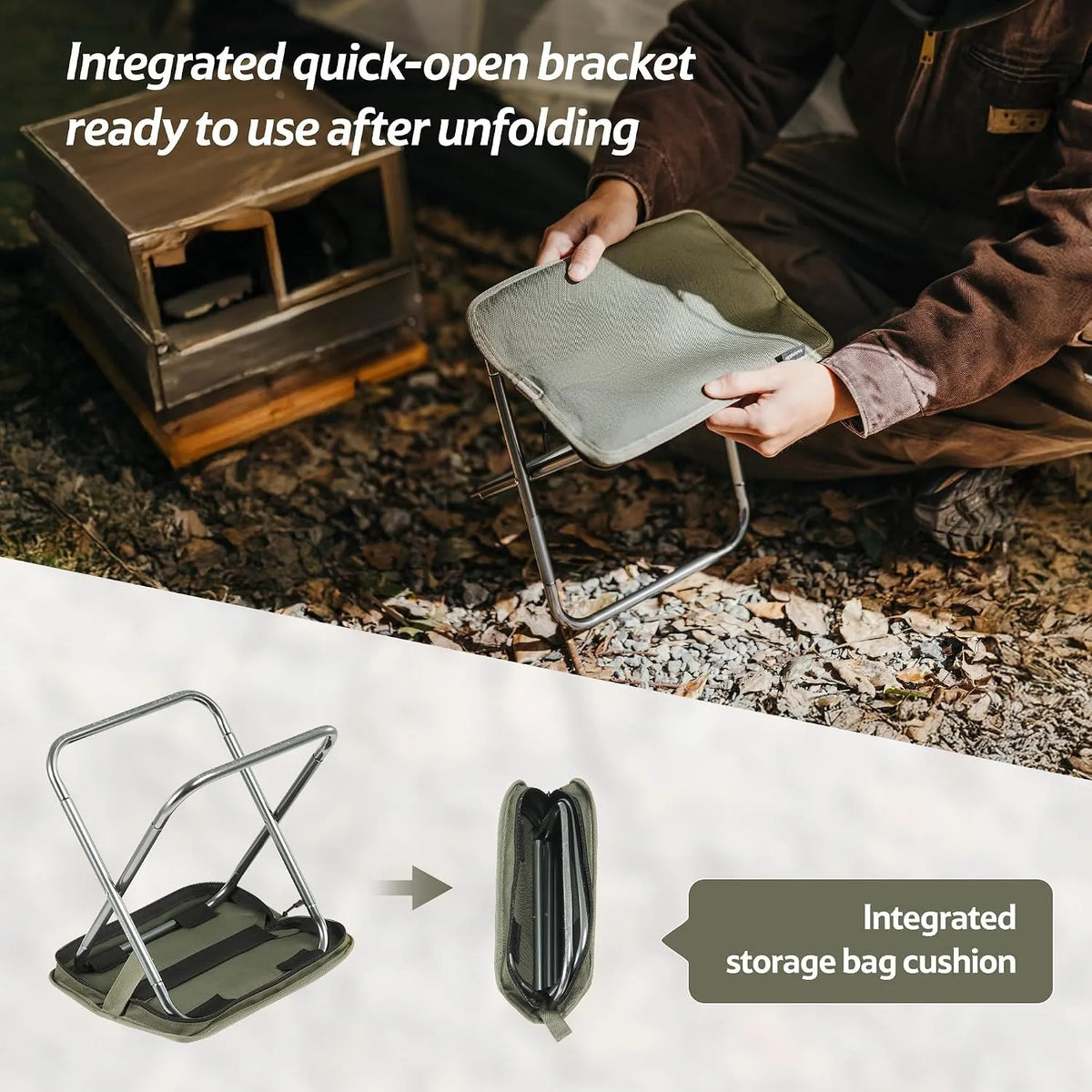 Naturehike Folding Stool Portable Lightweight Outdoor Travel Seat