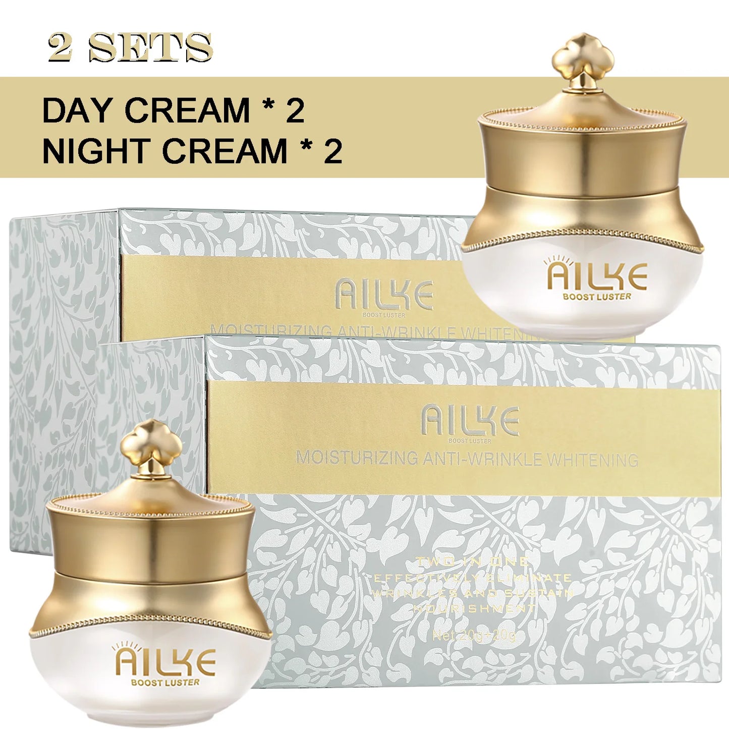 AILKE Night Cream For Women Collagen Moisturizing Brightening Anti Aging