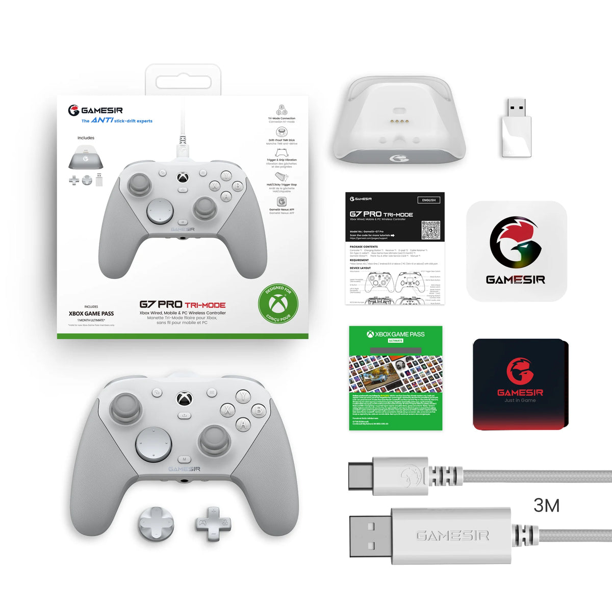 GameSir G7 Pro Wired Xbox Controller Featuring Integrated Gyro Tech