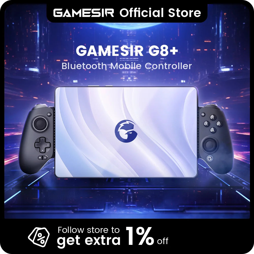 GameSir G8 Bluetooth Hall Effect Controller Wireless Gamepad For PC