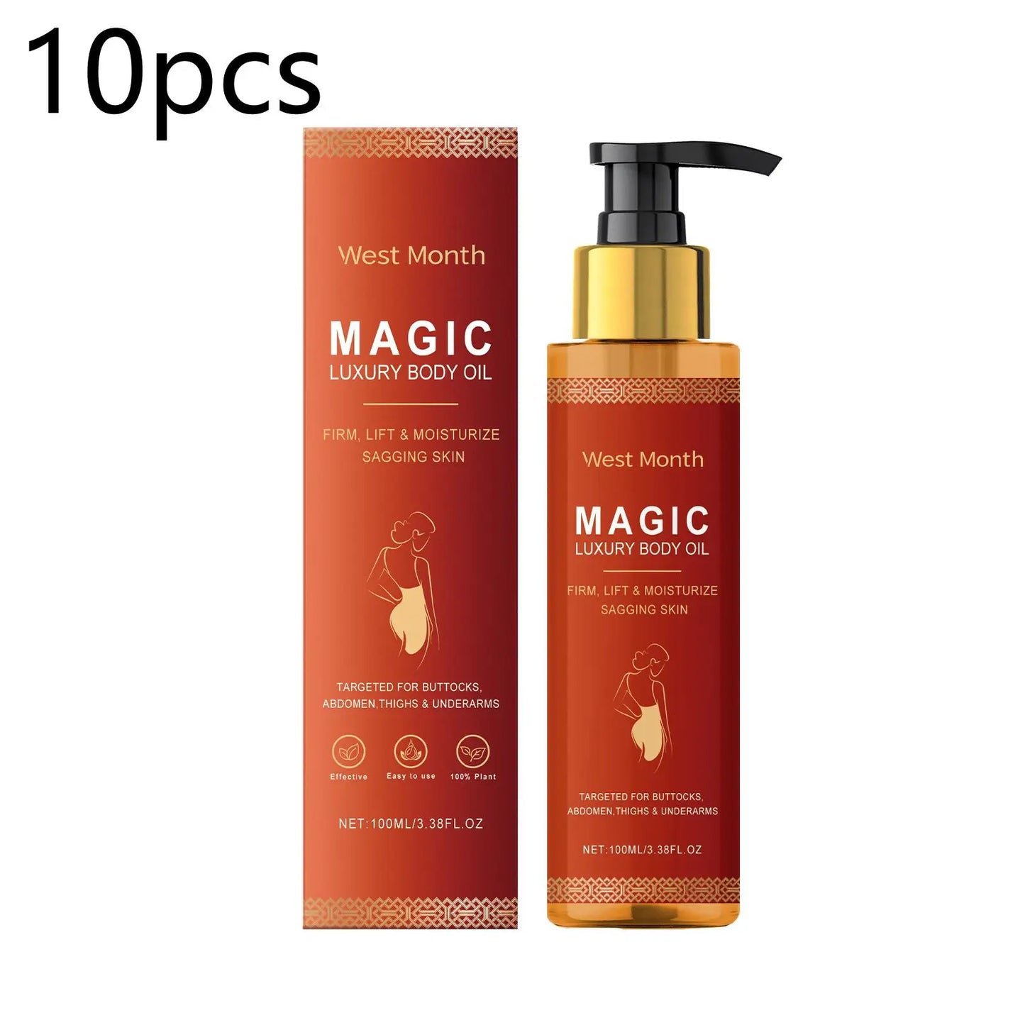 West Month Firming Body Oil for Glowing, Hydrated Skin