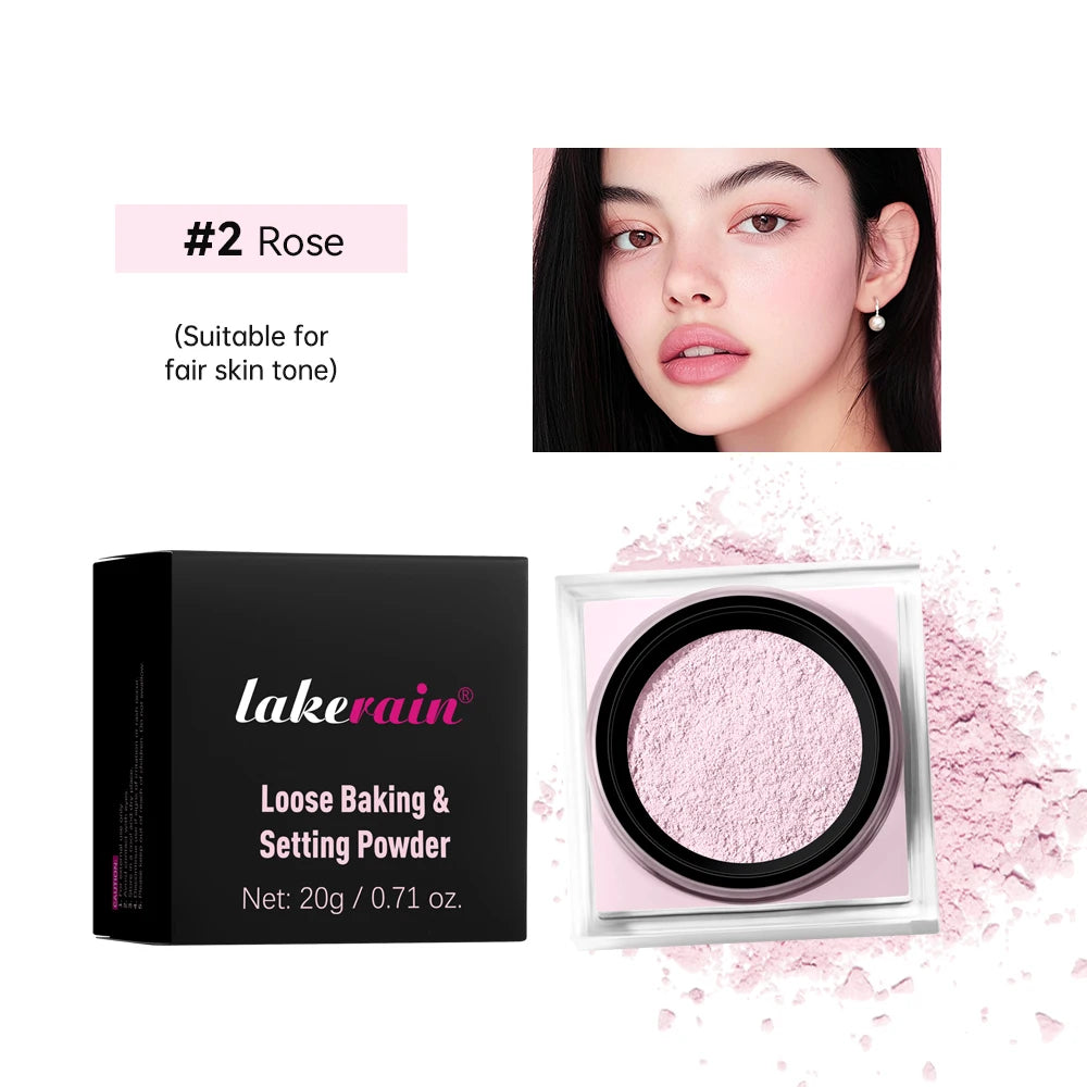 Ibcccndc Loose Baking Setting Powder Matte Finish Oil Control Long Lasting