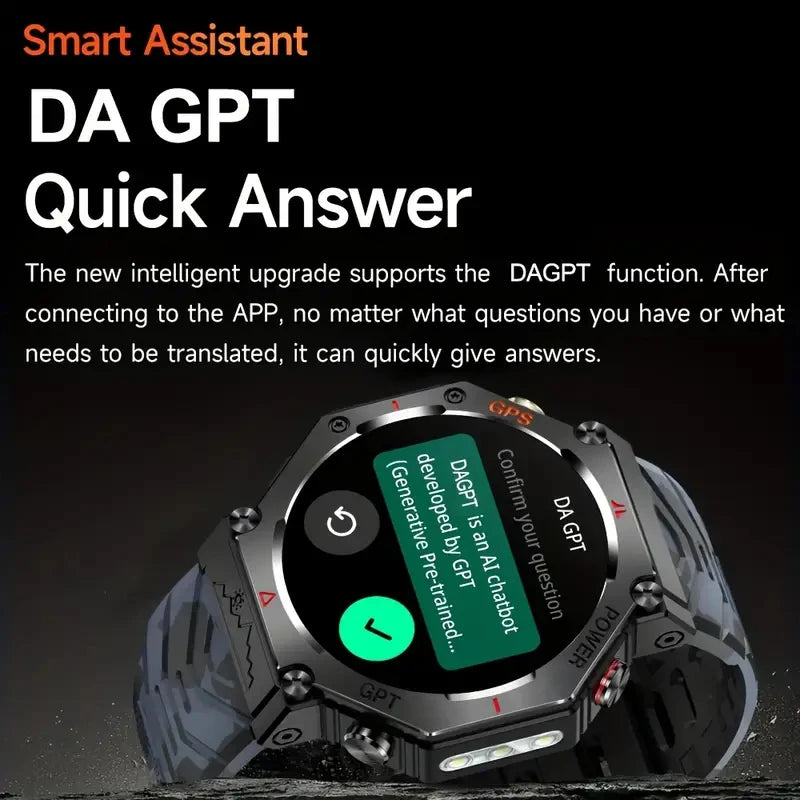 SENBONO GPS Smartwatch for Men Built In GPS And AI