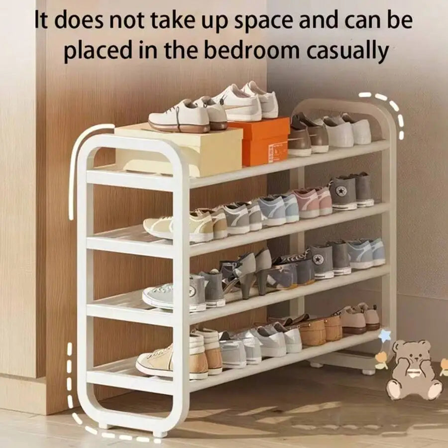 Space Saving 5 Tier Shoe Rack Standing Organizer For Entryway