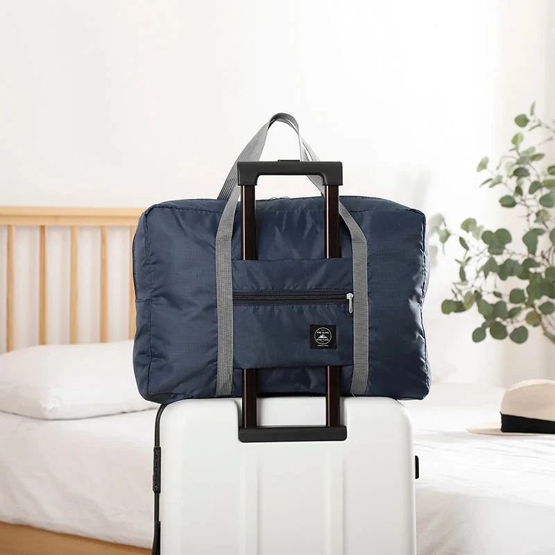 Foldable Travel Duffel Bag Carry On For Women Large Capacity