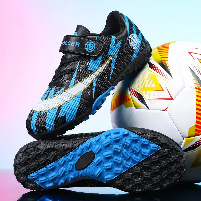 Sxfdneay Youth Soccer Shoes TF Athletic Football Boots