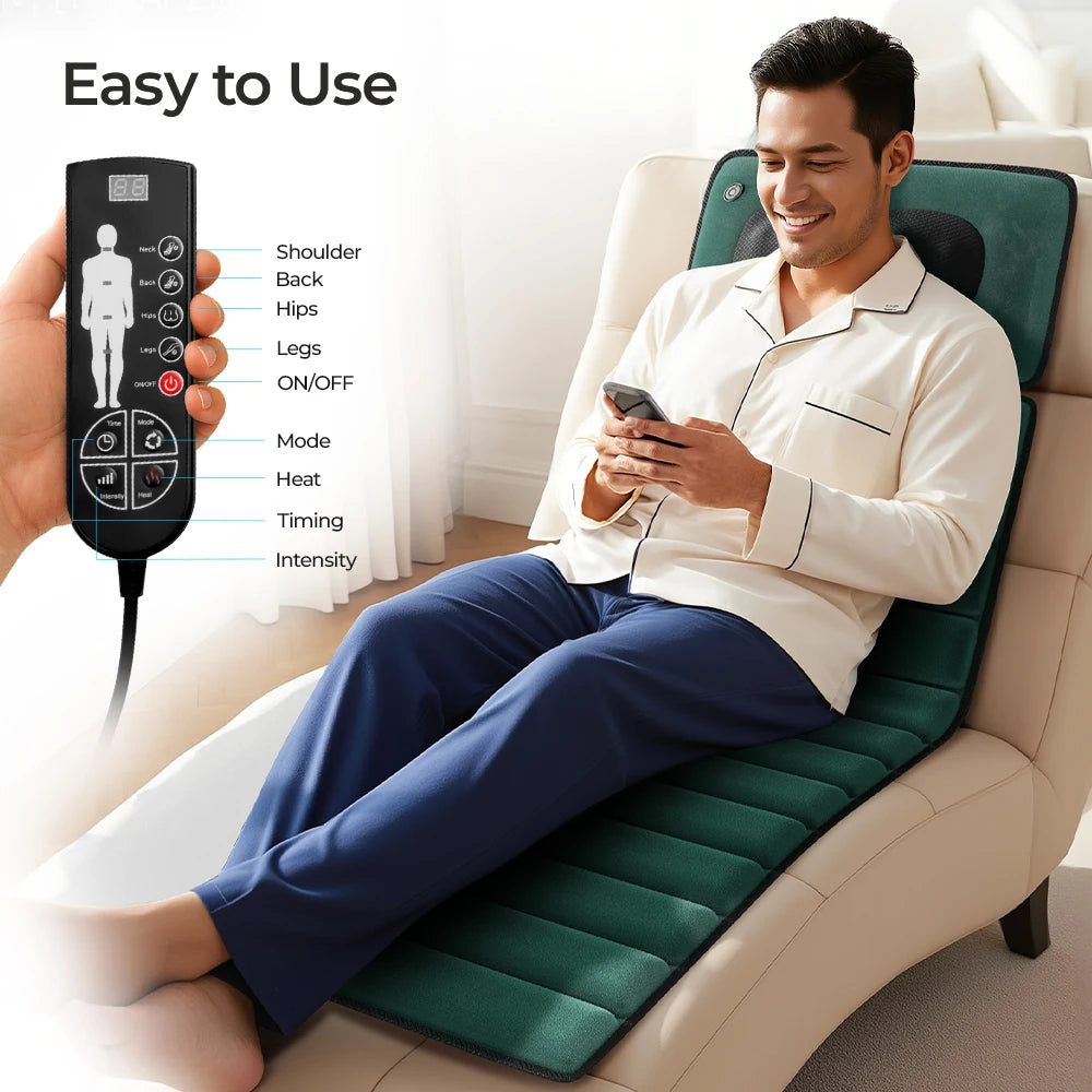 Homemassa Deep Tissue Full Body Massage Mat With Ten Motors