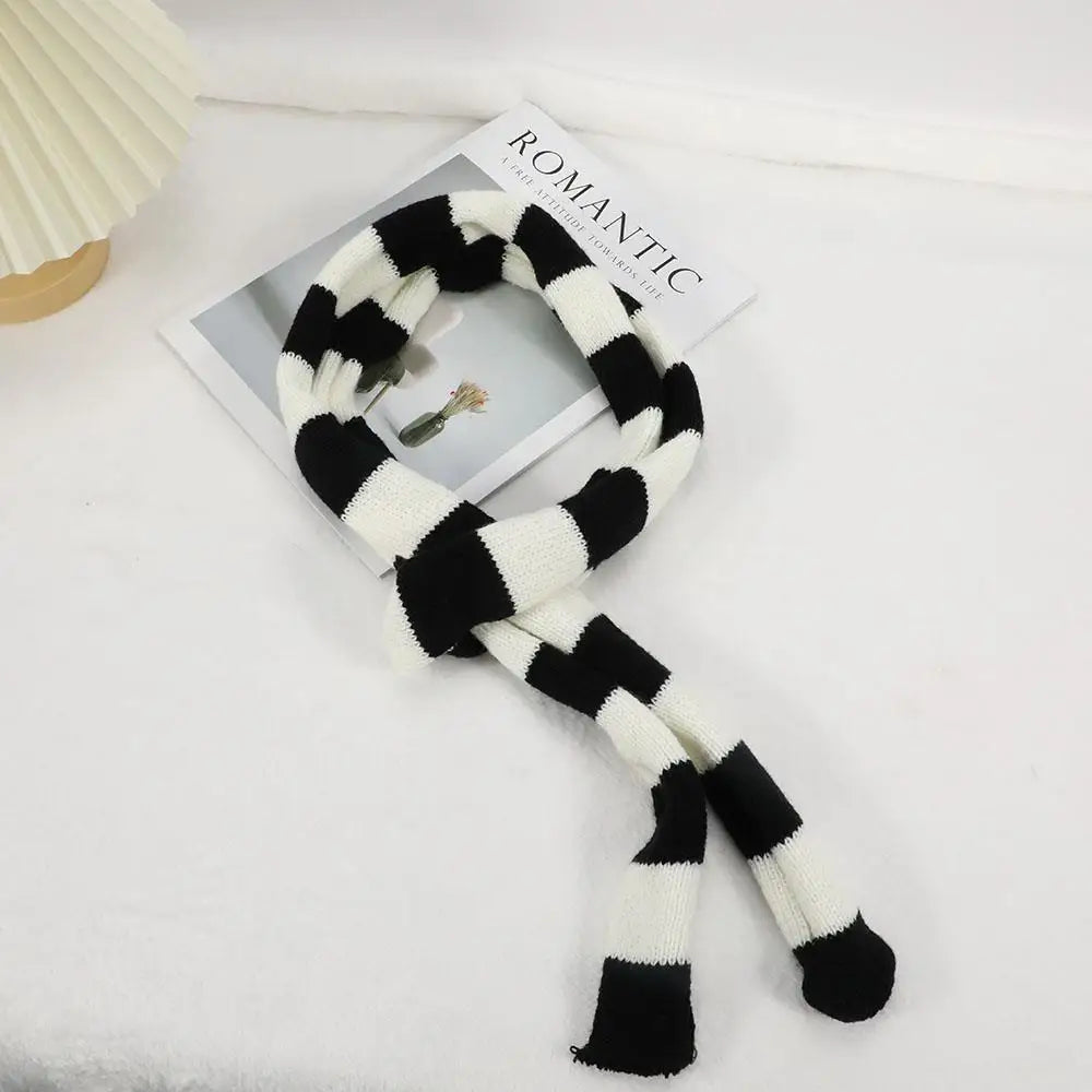 YJSFG HOUSE Harajuku Cotton Scarf Neckerchief Long Streetwear